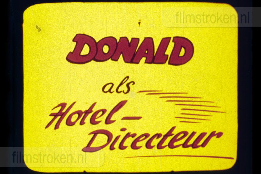 Donald als Hotel-Directeur