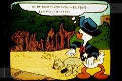 Donald Duck als Hondenvanger