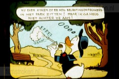 Donald Duck als Hondenvanger